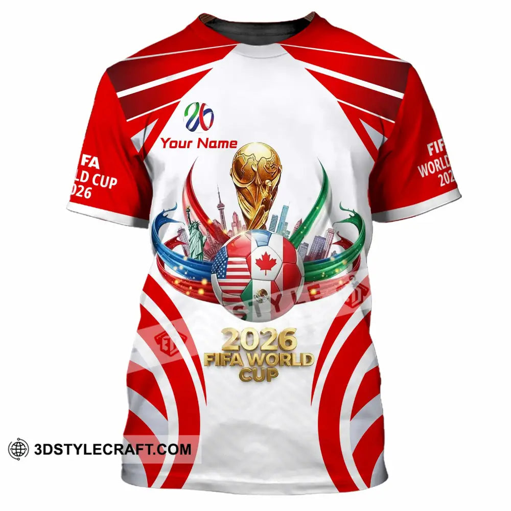 Unisex Shirt - Custom World Cup 2026 3D Shirt T-Shirt / S T-shirt