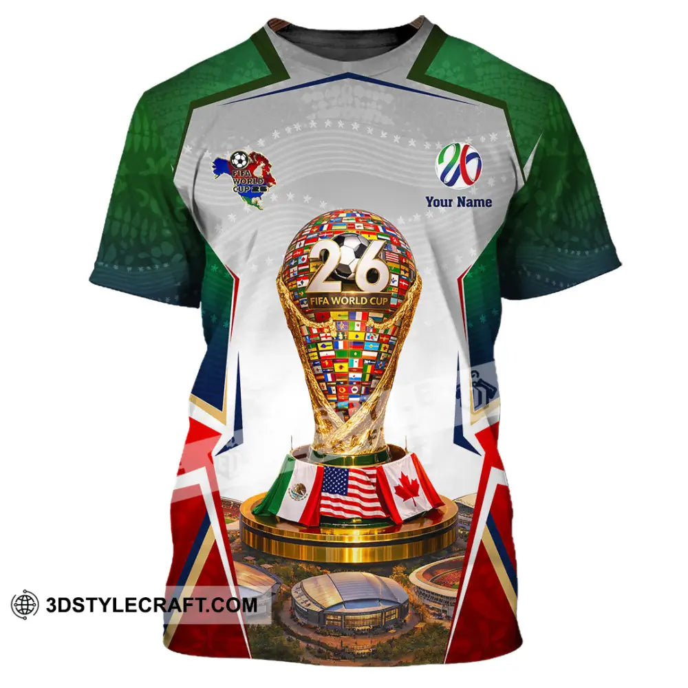 Unisex Shirt - Custom World Cup 2026 3D Shirt - T-Shirt / S - T-shirt