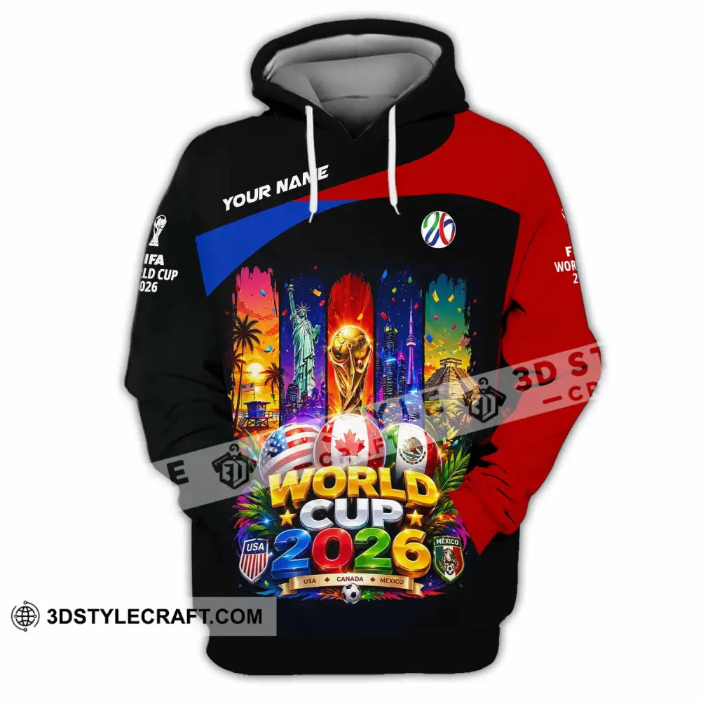 Unisex Shirt - Custom World Cup 2026 Shirt - Hoodie / S - T-shirt