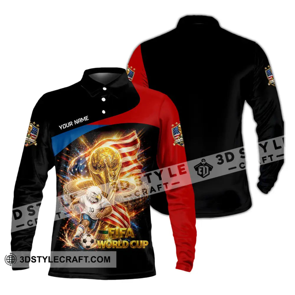Unisex Shirt - Custom World Cup 2026 Shirt - Long Sleeve Polo / S - T-shirt