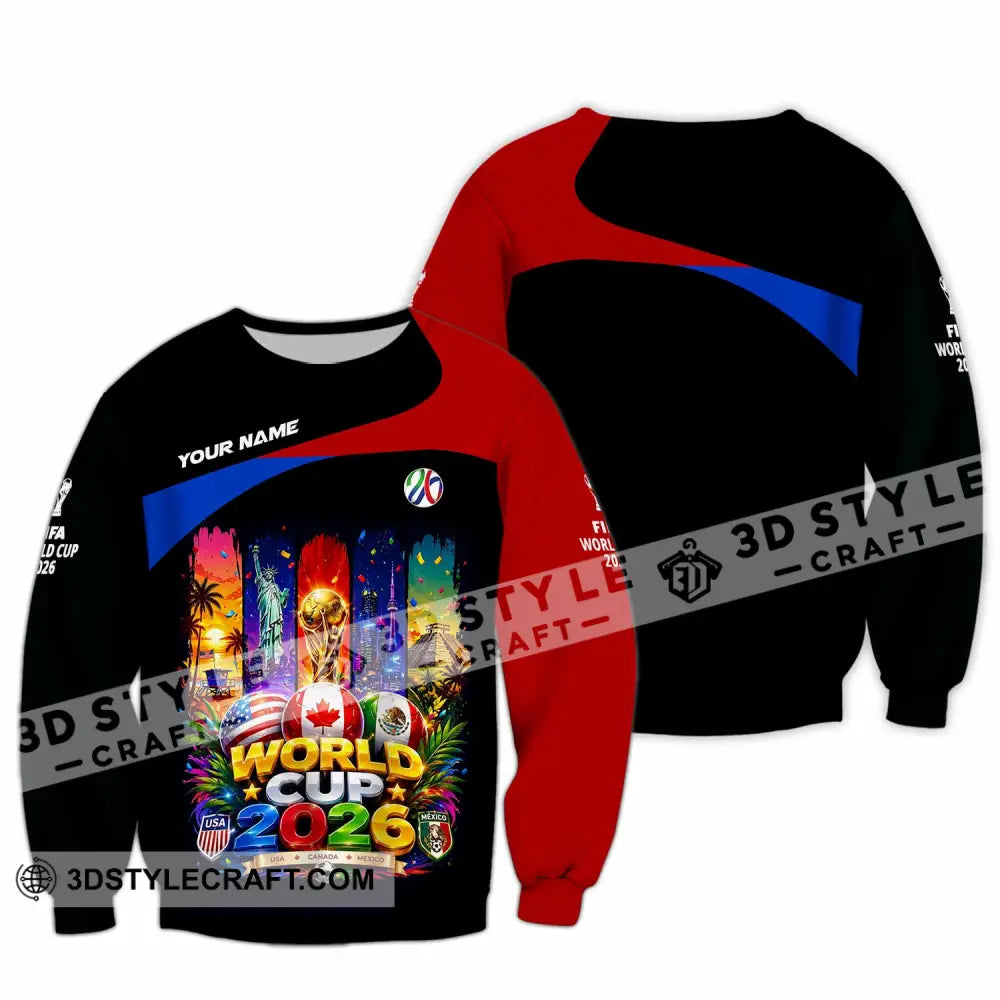 Unisex Shirt - Custom World Cup 2026 Shirt - Long Sleeve / S - T-shirt