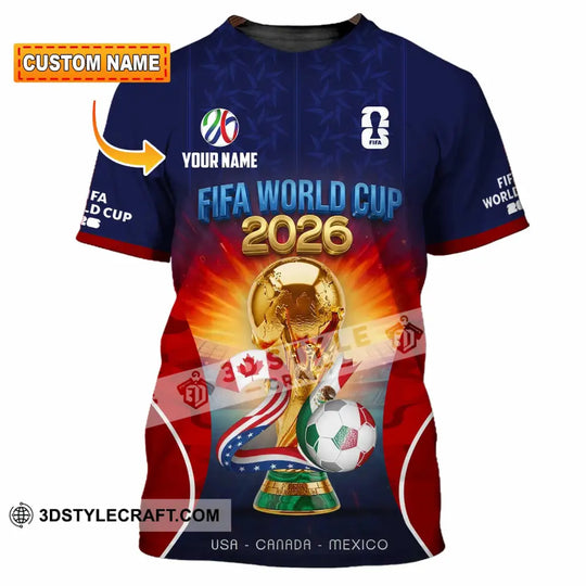 Unisex Shirt - Custom World Cup 2026 Shirt style option 1
