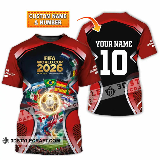 Unisex Shirt - Custom World Cup 2026 Shirt style option 1