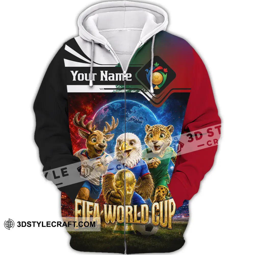 Unisex Shirt - Custom World Cup 2026 Shirt - Zipper Hoodie / S - T-shirt