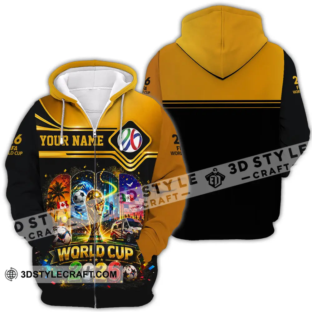 Unisex Shirt - Custom World Cup 2026 Shirt - Zipper Hoodie / S - T-shirt