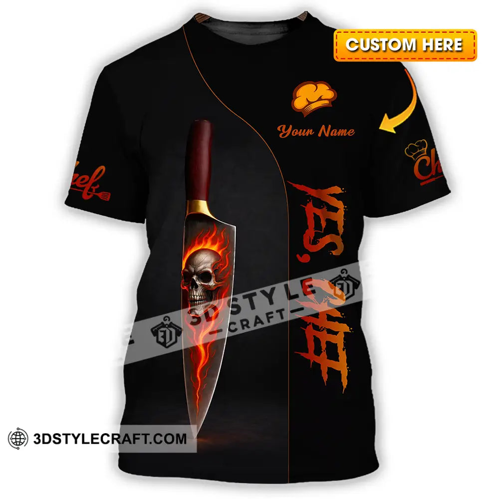 Unisex Shirt - Custom Yes Chef 3D Shirt T-shirt
