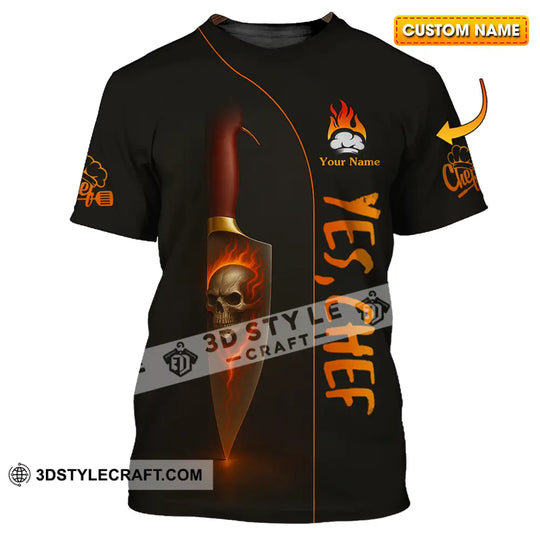Unisex Shirt - Custom Yes Chef Shirt style option 1