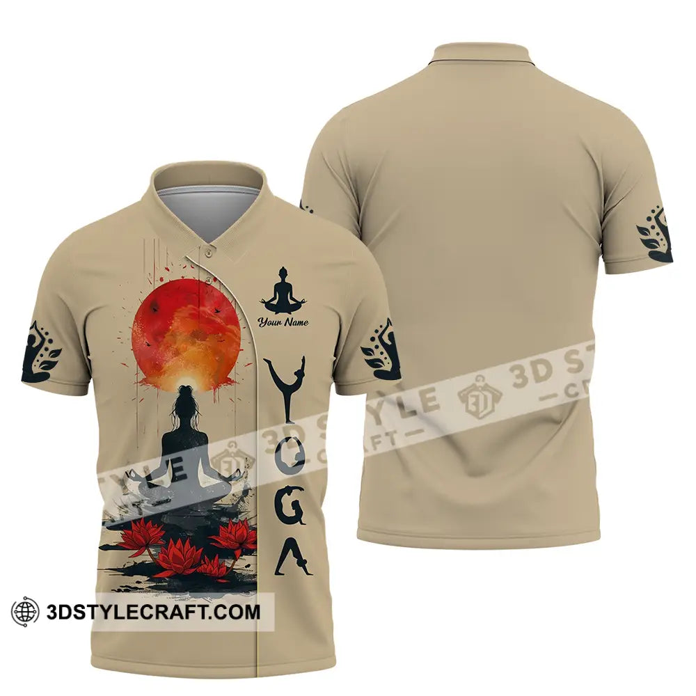 Unisex Shirt - Custom Yoga 3D Shirt Polo Shirt / S T-shirt