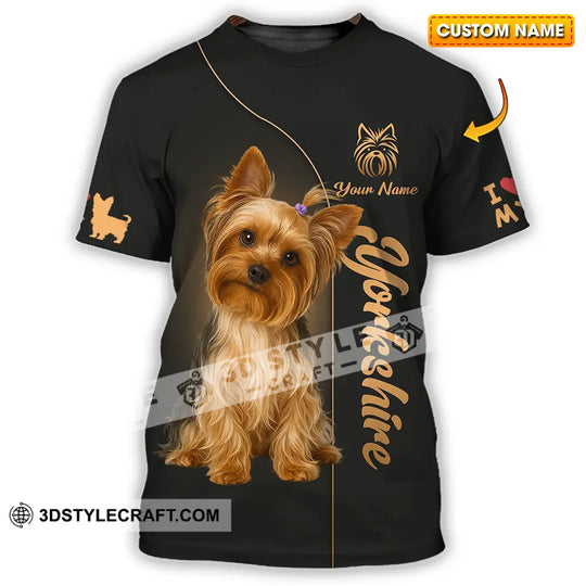 Unisex Shirt - Custom Yorkshire Terrier Shirt style option 1