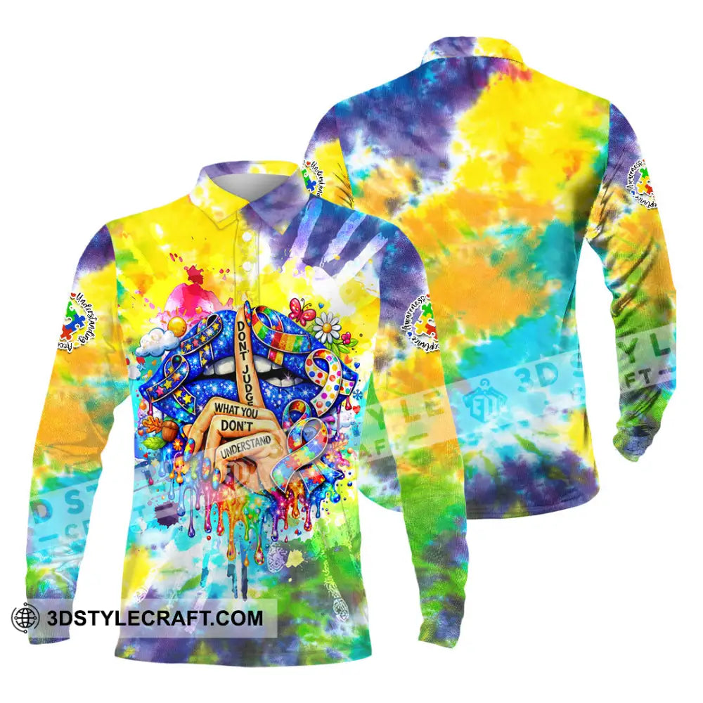 Unisex Shirt - Don’t Judge What You Don’t Understand 3D Shirt Long Sleeve Polo / S T-shirt