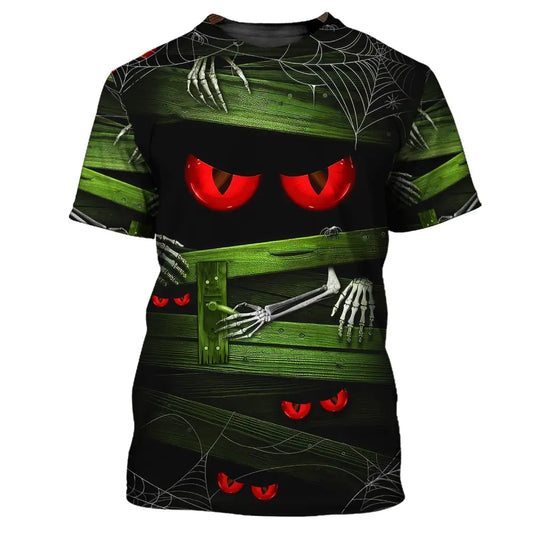 Unisex Shirt Halloween Monster Hoodie For T-Shirt / S