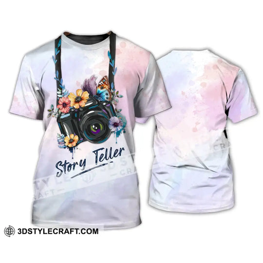 Unisex Shirt, Photographer Shirt, Story Teller, T-shirt For Photographers style option 1
