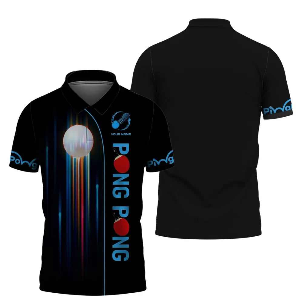 Unisex Shirt Ping Pong Table Tennis Club T-Shirt Clothing Polo / S