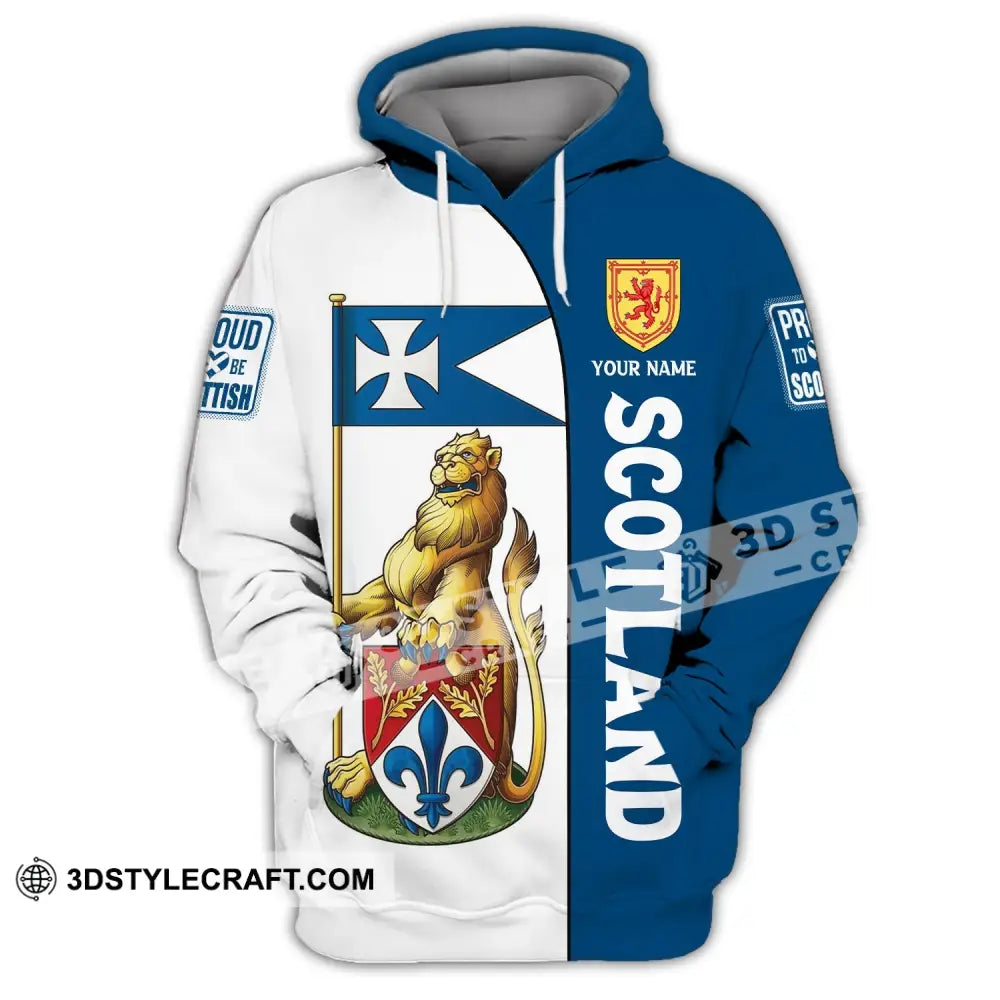 Unisex Shirt Scotland Proud To Be Scottish T-Shirt Forever Hoodie / S