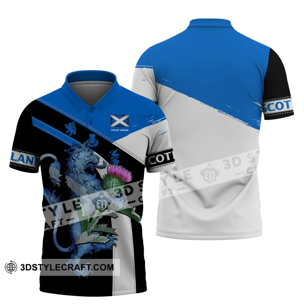 Unisex Shirt Scotland Scottish T-Shirt Clothing Polo / S