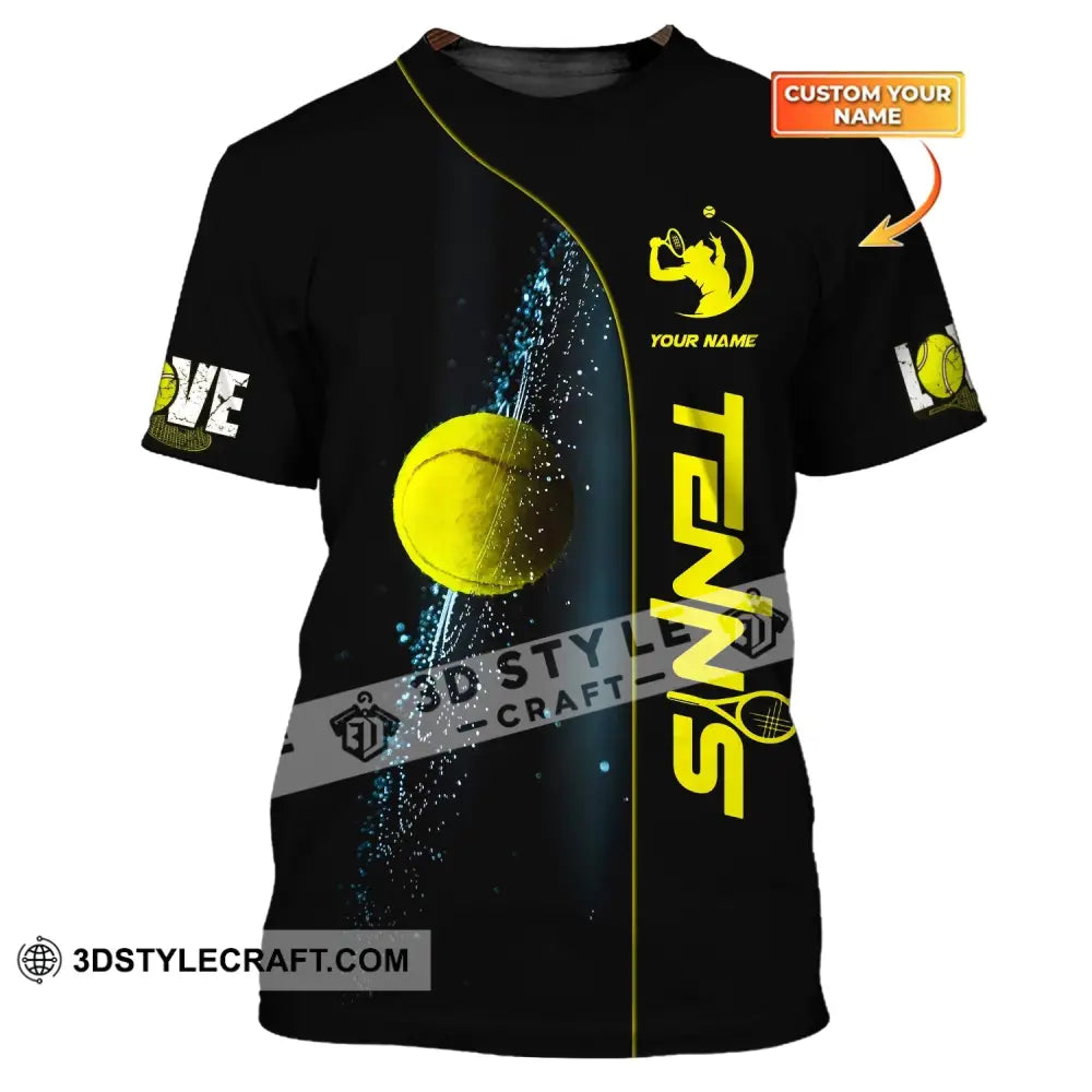 Unisex Shirt Tennis T-Shirt Lover Gift Player Apparel / S