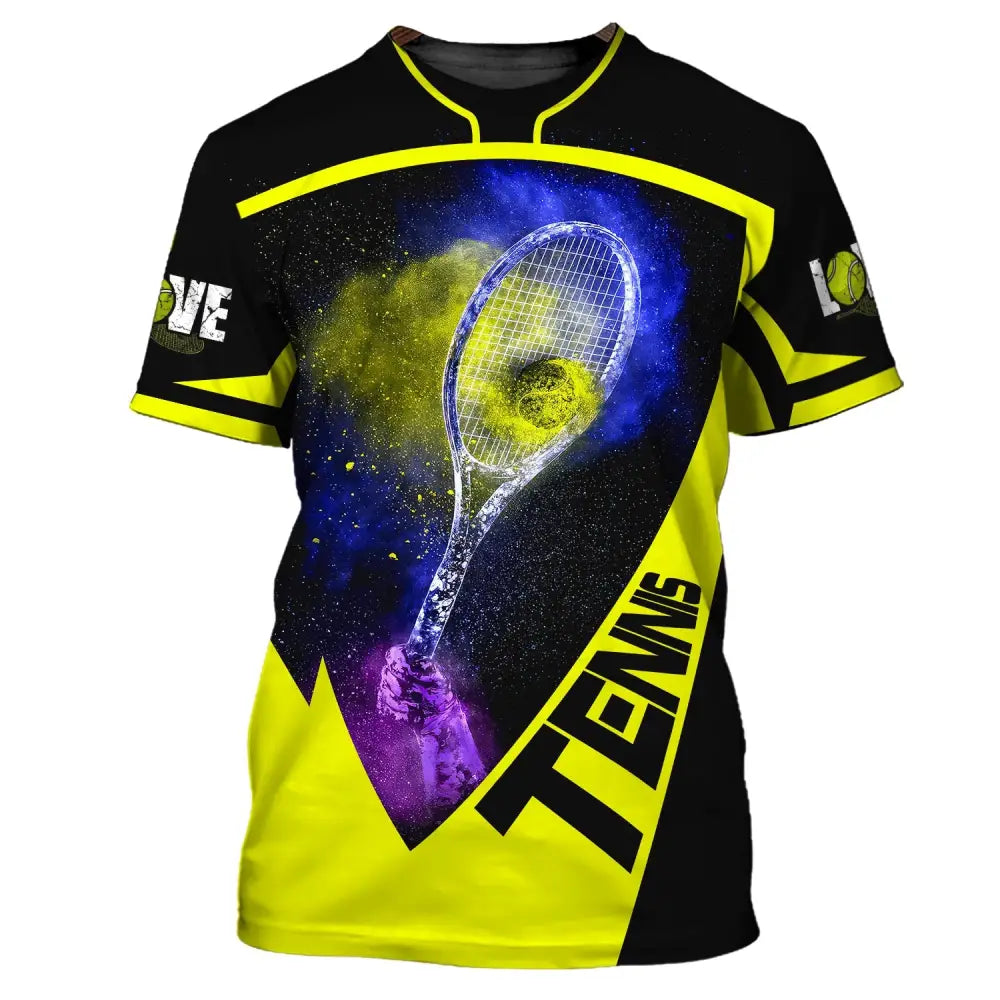 Unisex Shirt Tennis T-Shirt Player Apparel Lover Gift / S