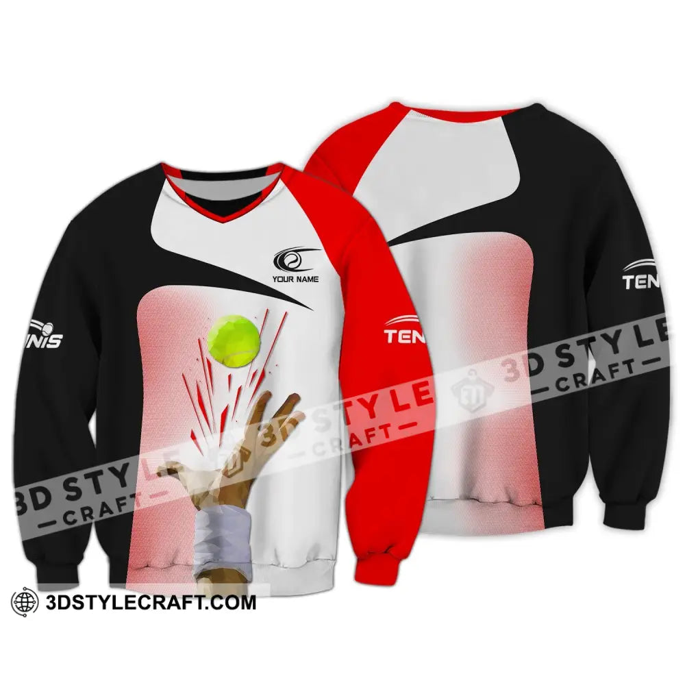 Unisex Shirt Tennis T-Shirt Polo Lover Gift Player Apparel Long Sleeve / S