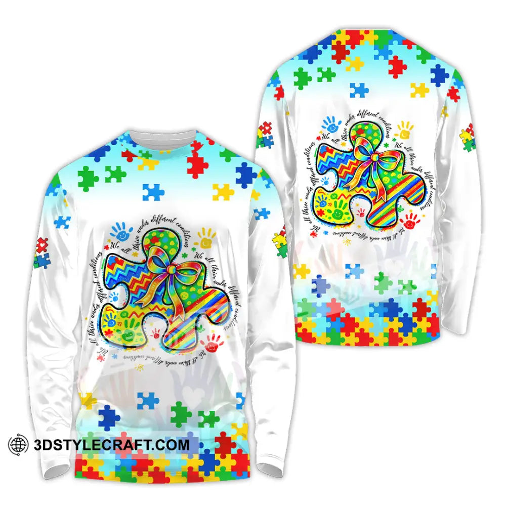 Unisex Shirt - We All Thrive Under Different Conditions 3D Shirt Long Sleeve Shirt / S T-shirt