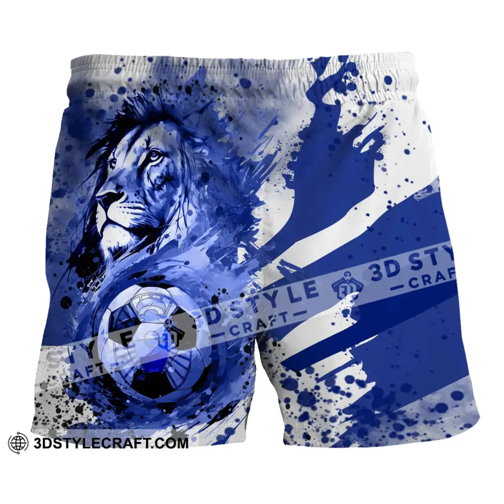 Unisex Short Pants - Custom Name And Number England National Team Lion Ball