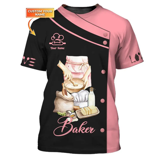 Unisex T-Shirt Baker Shirt T-Shirt Baking Gift For Lovers / S