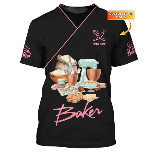 Unisex T-Shirt, Baker Shirt, Baker Hoodie, Baking Shirt, Gift for Baking Lovers style option 1