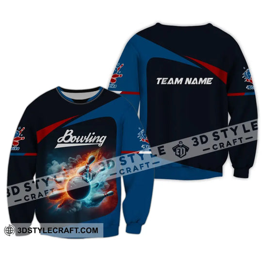 Unisex T-Shirt, Custom Team Name Bowling T-Shirt, Bowling Club Shirt, Shirt For Bowling Lovers style option 4