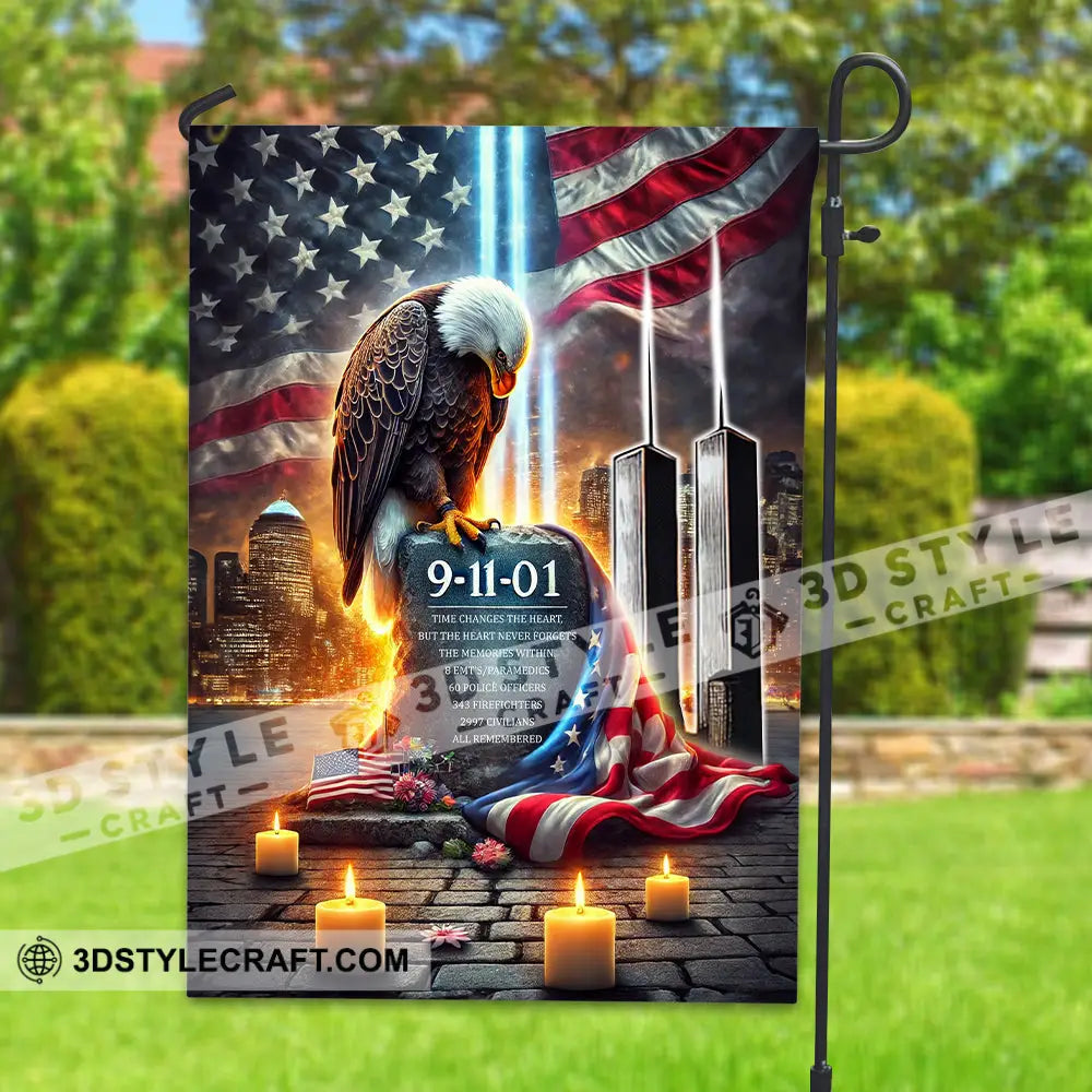 United States Flag Fireman 911 Memorial - American 12×18 Inch / 30X45 Cm Packing: Only Flag