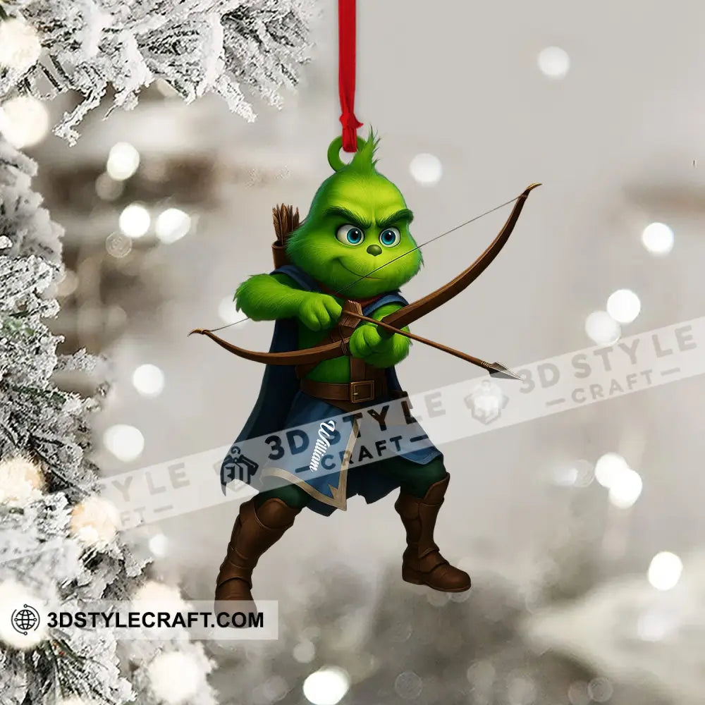 Warrior Home Decor Christmas Ornament Personalized Ornament Ornament