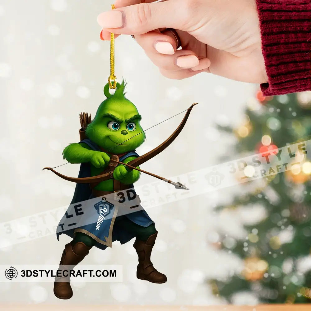 Warrior Home Decor Christmas Ornament Personalized Ornament Ornament