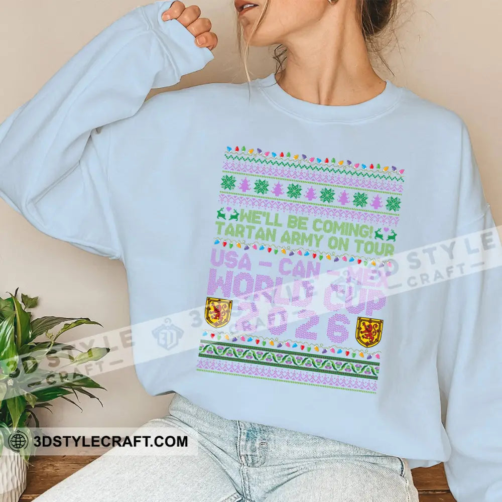 We Will Coming World Cup 2026 - Sweatshirt Sweatshirt / Light Blue / S Apparel