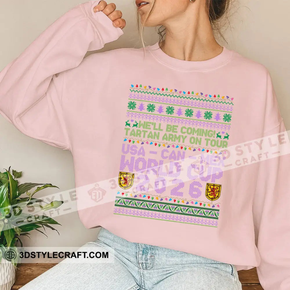We Will Coming World Cup 2026 - Sweatshirt Sweatshirt / Light Pink / S Apparel