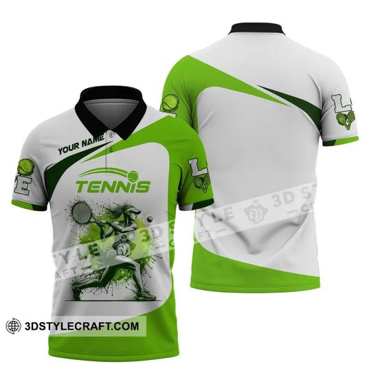 Woman Shirt, Custom Name Shirt for Tennis Player, Tennis T-Shirt, Tennis Lover Gift, Tennis Player Apparel style option 4