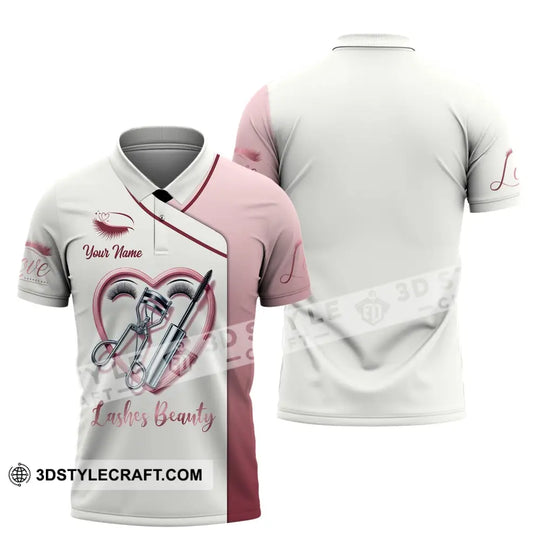 Woman Shirt, Custom Name Makeup Artist Shirt, Lashes Beauty, Eyelash Makeup T-Shirt style option 4