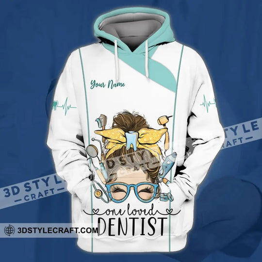 Woman Shirt - Custom Name Shirt - Personalized Shirt - One Loved Dentist style option 3