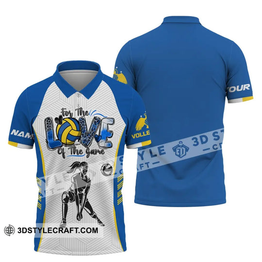 Woman Shirt, Custom Volleyball Shirt, For The Love Of The Game, T-Shirt for Volleyball Club, Gift for Volleyball Players style option 4