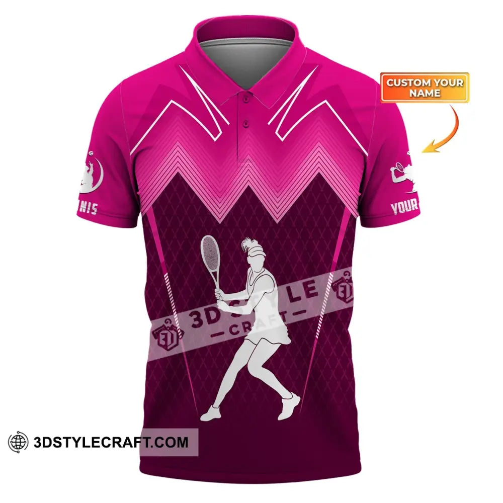 Woman Shirt Tennis Polo T-Shirt Lover Gift Player Apparel / S