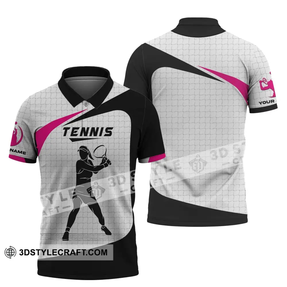 Woman Shirt Tennis T-Shirt Lover Gift Player Apparel Polo / S