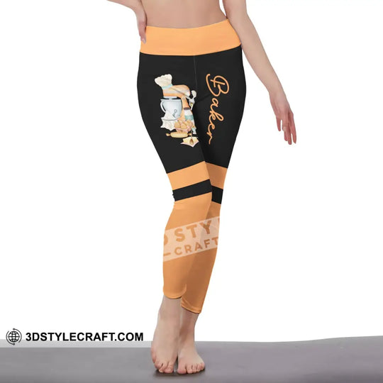 Women Clothing, Baker Sportwear, Baking Gifts, Legging Pants For Women style option 1