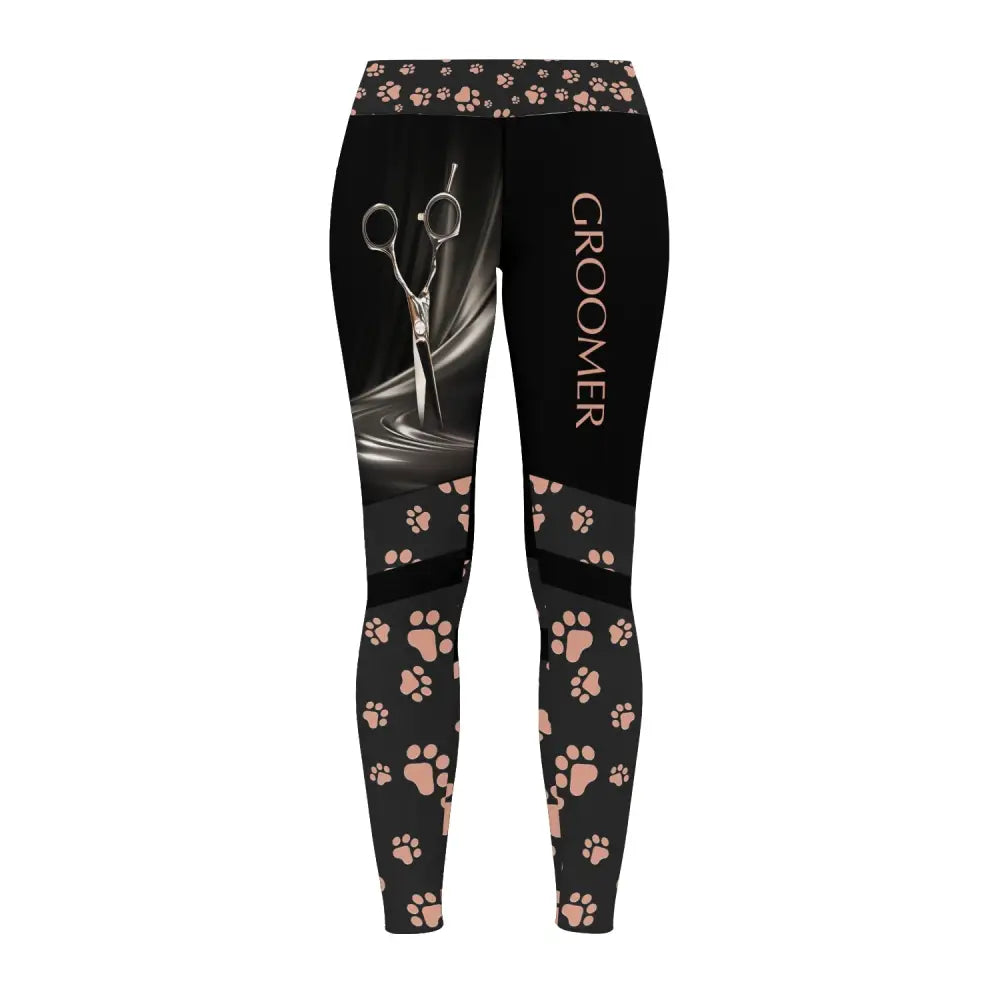 Women Clothing Groomer Legging Pants For S