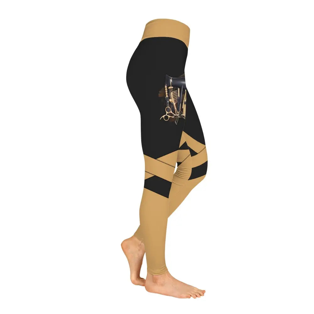 Women Clothing Hairdresser Legging Sportwear Pants For