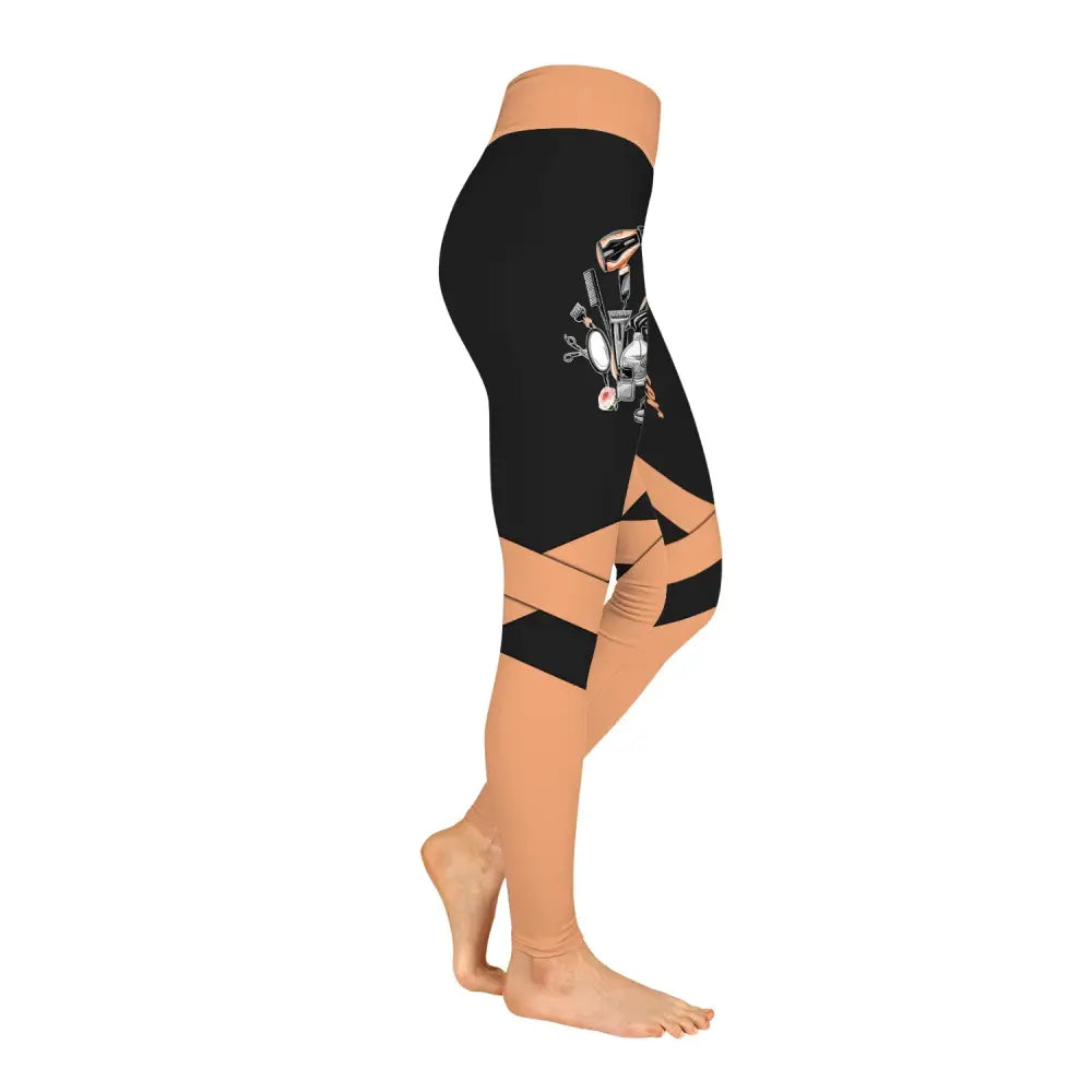 Women Clothing Hairdresser Legging Sportwear Pants For