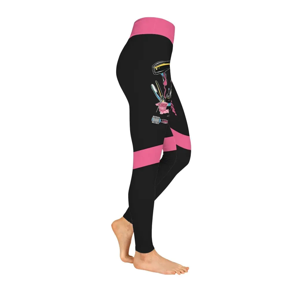 Women Clothing Hairdresser Legging Sportwear Pants For