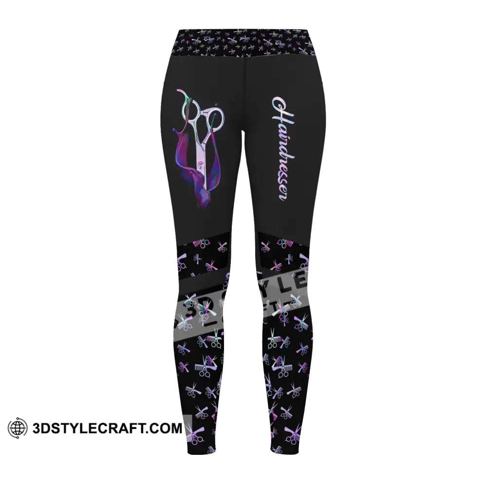 Women Clothing Hairdresser Legging Sportwear Pants For