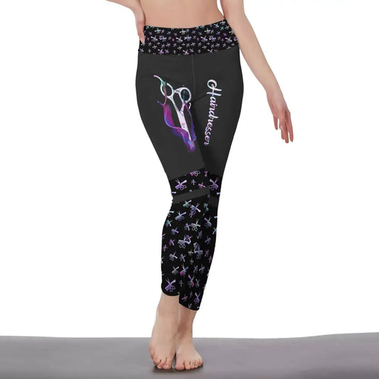 Women Clothing Hairdresser Legging Sportwear Pants For S