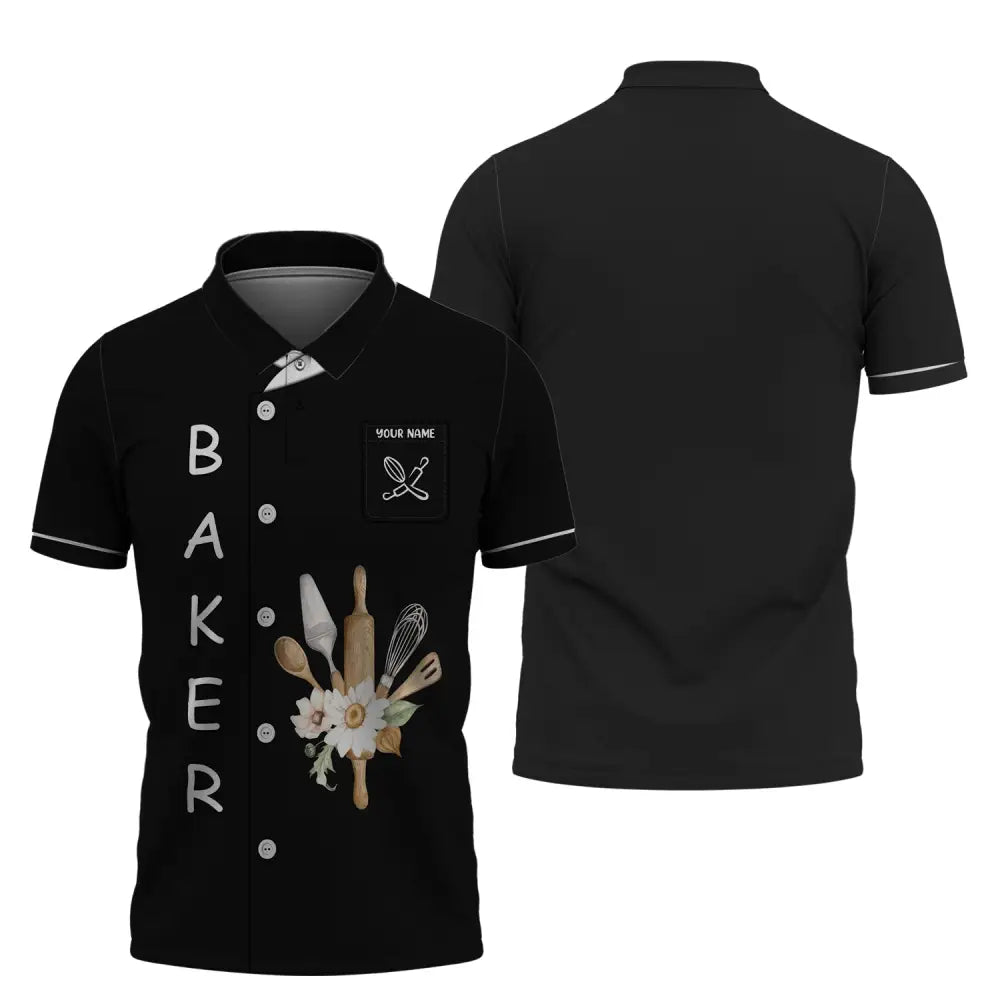 Women Shirt Baking Lover Baker Hoodie Sportwear Polo / S T-Shirt