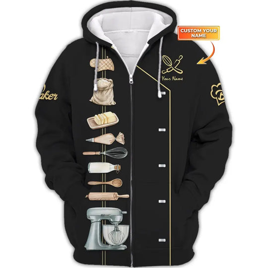 Women Shirt, Baking Lover Shirt, Baker Hoodie, Baker Sportwear style option 2