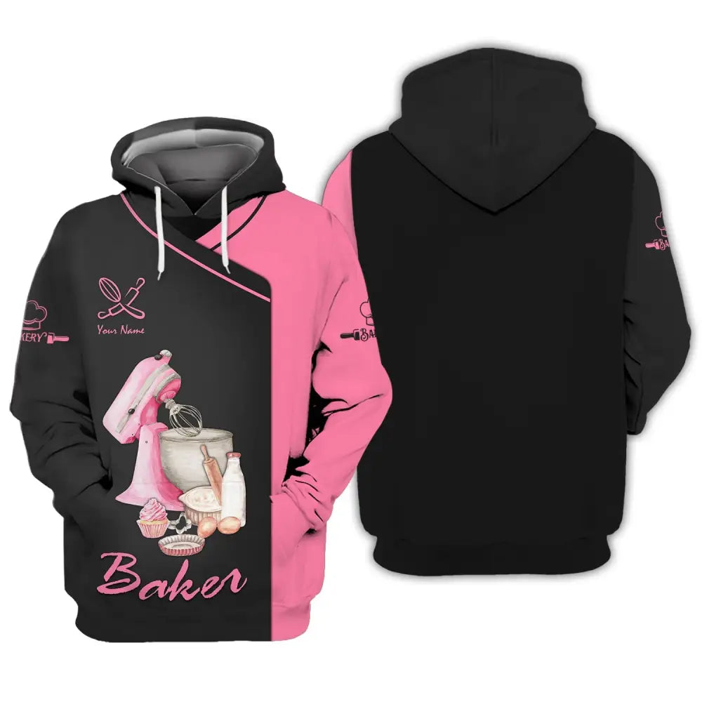 Women Shirt Baking Lover Baker Sportwear Hoodie / S T-Shirt
