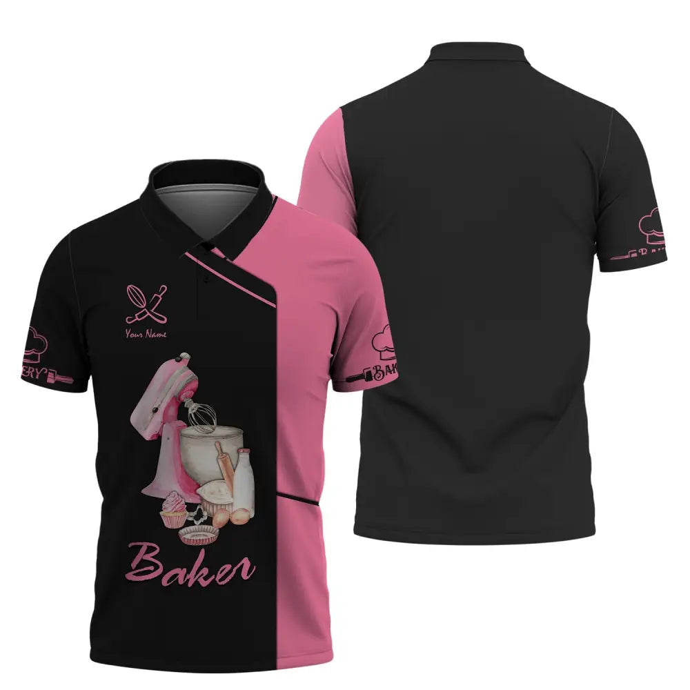 Women Shirt Baking Lover Baker Sportwear Polo / S T-Shirt