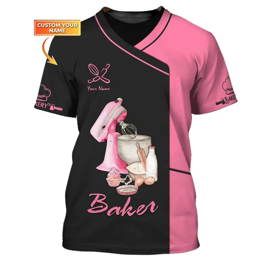Women Shirt Baking Lover Baker Sportwear T-Shirt / S